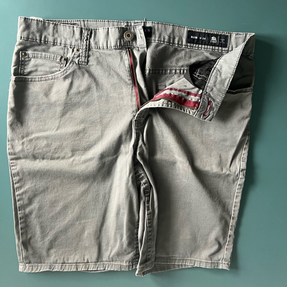 Men's Bullhead 34 slim grey shorts